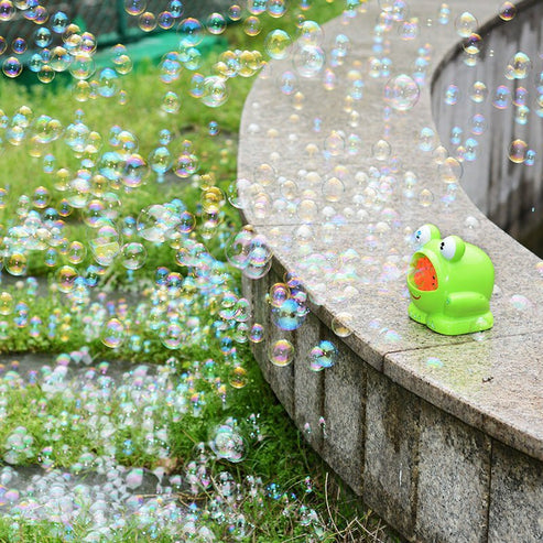 Frog Automatic Bubble Machine Gun
