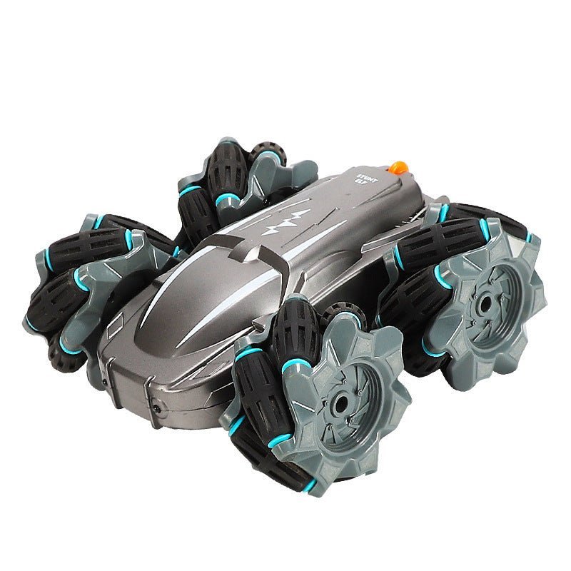 Remote Control Tumbling Stunt Double-Sided Car  Rotating Charging Light Drift Racing Car